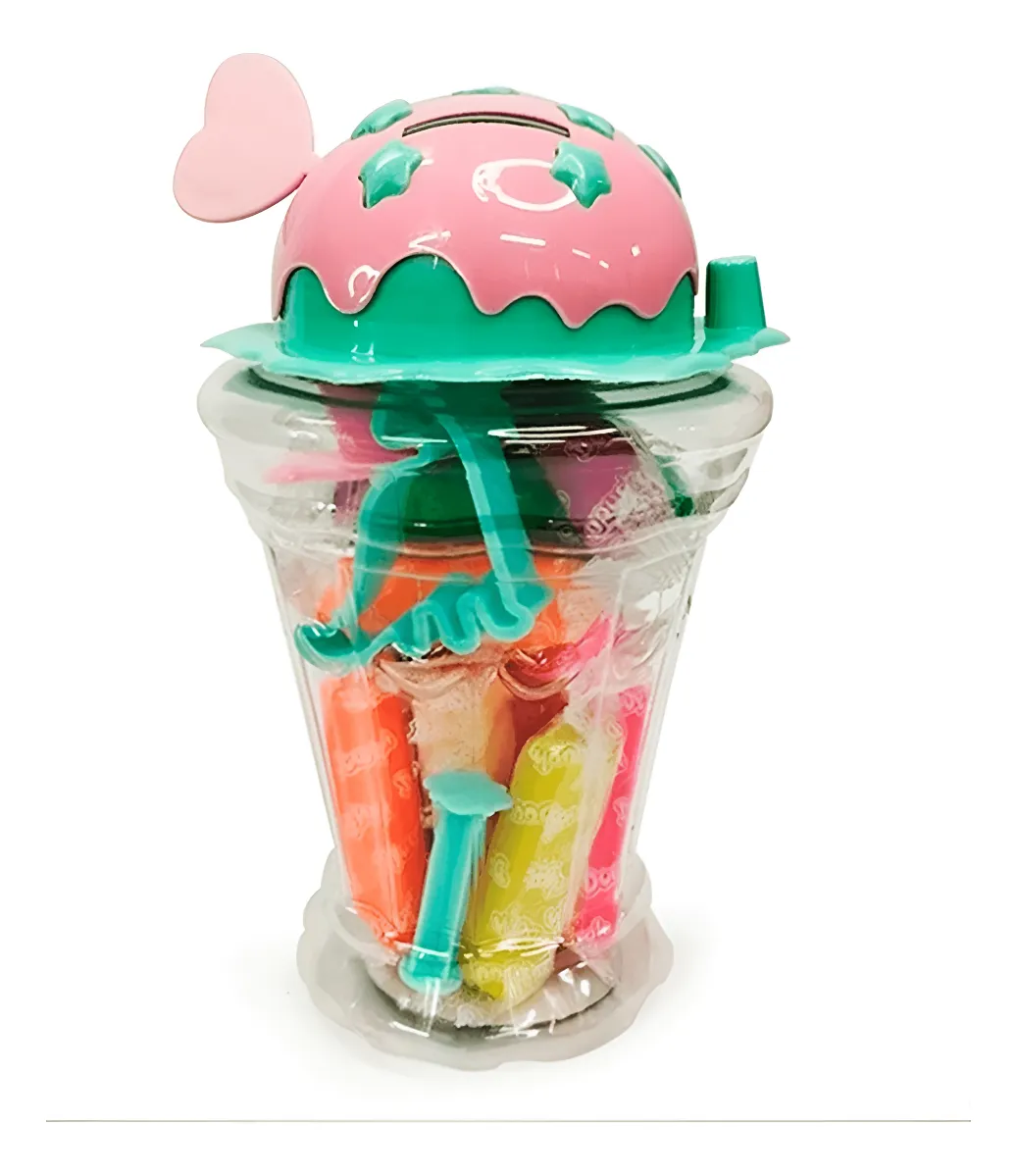 D_NQ_NP_2X_729229-MLB89654624201_082025-F Massa De Modelar C/12 Massinhas Bichinhos Cute Ff3203 - Imagem 1