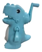 Apontador Manual Kaz Dinossauro Azul com Depósito e Manivela - Imagem 3