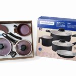 JOGO DE PANELA TRAMONTINA LINZ ALUMINIO ROSA 4 PECAS