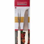 CONJ P/CHURRASCO INOX E PLASTICO C/02PÇS HAUSKRAFT