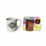 CANECA CERAMICA DIA DAS MAES 280ML FRASE PROMOVIDA A MAMAE DO ANO