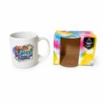 CANECA CERAMICA DIA DAS MAES 280ML FRASE MAE E PAI EM UMA SO PESSOA