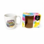 CANECA CERAMICA DIA DAS MAES 280ML FRASE MAE AMOR MAIS PURO QUE EXISTE