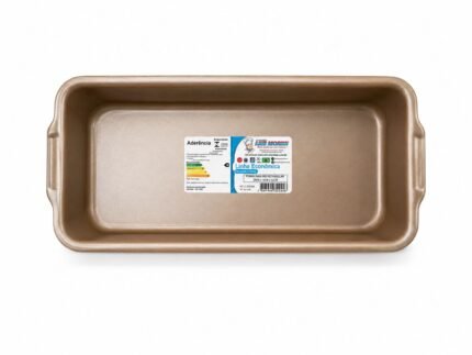 FORMA PARA PAO ANTIAD CEREJA/CREME GRANDE 307X124X60MM LUZ NOBRE