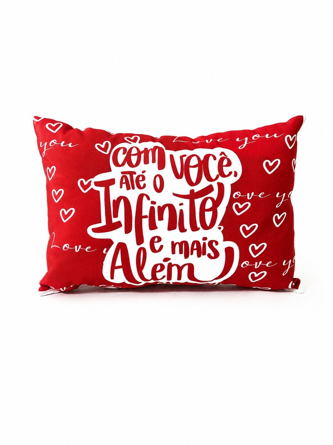 WhatsApp Image 2026-06-10 at 16.59.41 ALMOFADA 20X30CM DIA DOS NAMORADOS FRASE COM VOCE ATE O INFINITO E MAIS ALEM - Imagem 1