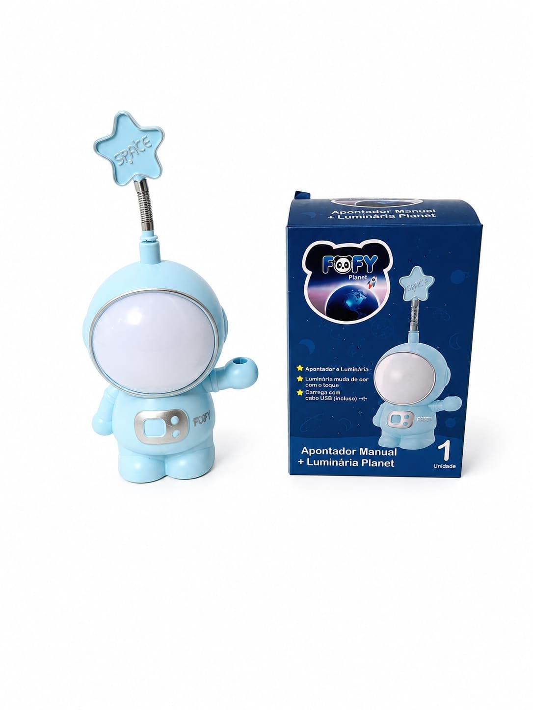 WhatsApp Image 2026-06-09 at 11.47.23 (1) APONTADOR DE MESA ASTRONAUTA PLANET FF4003-FOFY - Imagem 1