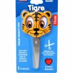 TESOURA ESC.TIGRE 13CM KZ11418 - KAZ