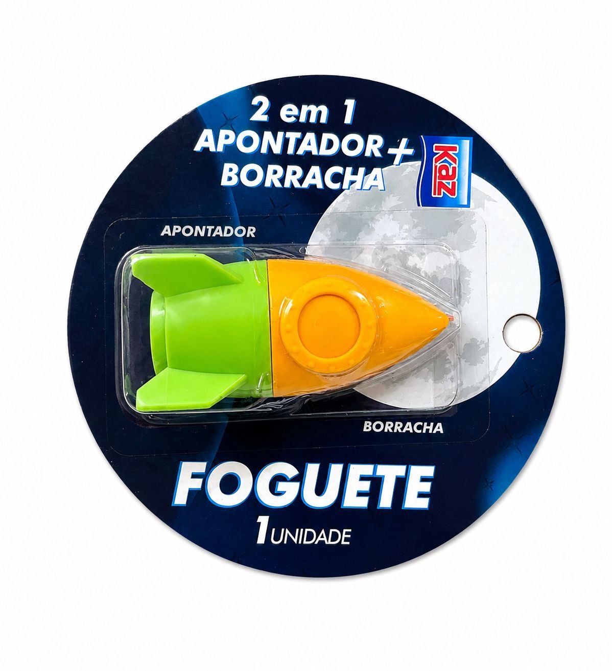 WhatsApp Image 2026-06-17 at 16.31.48 APONTADOR COLETOR C.BORRACHA FOGUETE KZ1930 KAZ AMAR/VERDE - Imagem 1
