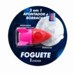 APONTADOR COLETOR C.BORRACHA FOGUETE KZ1930 KAZ VERM/ROSA
