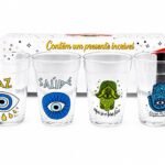 KIT C/4 COPOS AMERICANOS -OLHO GREGO