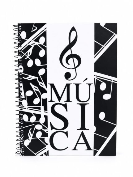 CADERNO UNIV.CD 1X1 80FLS MUSICA 7864RL ROMITEC